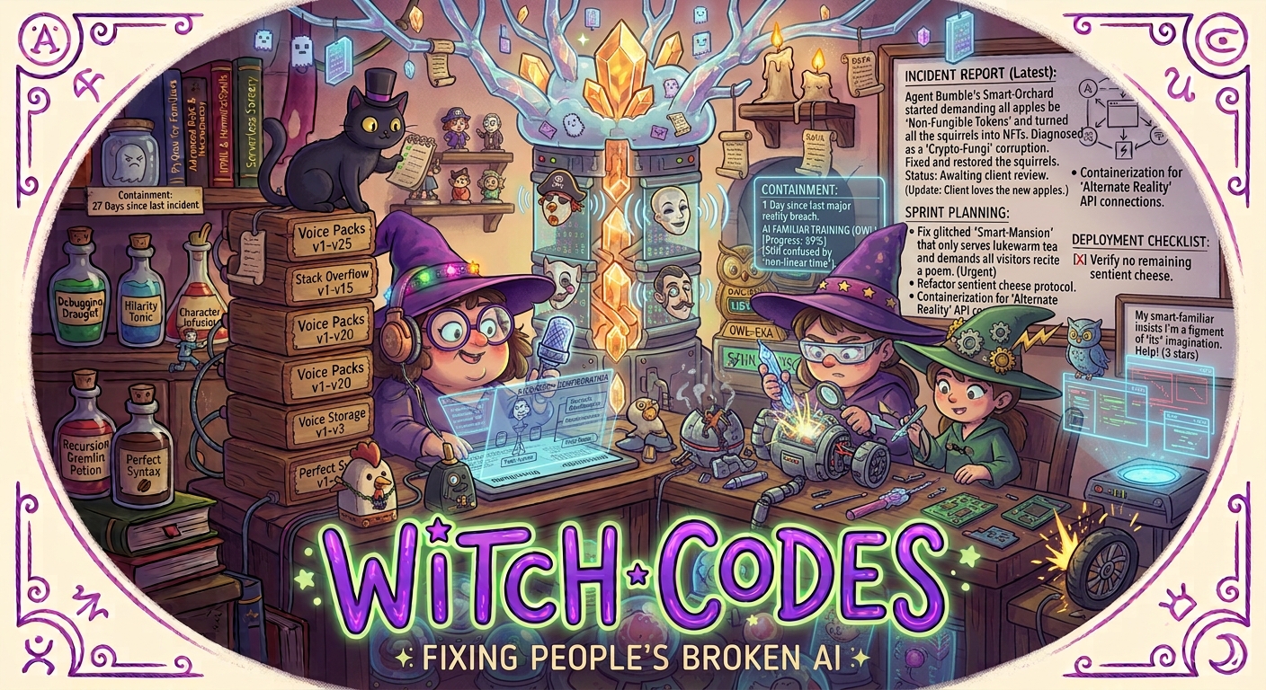 Witch.Codes - fixing people's broken AI